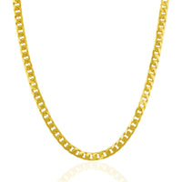 14k Yellow Gold Solid Miami Cuban Chain (5.00 mm) | - Forever in Harmony