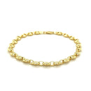 14k Yellow Gold Puffed Mariner Link Bracelet (4.70 mm) | - Forever in Harmony