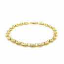 14k Yellow Gold Puffed Mariner Link Bracelet (4.70 mm) | 6'' - Forever in Harmony