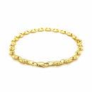 14k Yellow Gold Puffed Mariner Link Bracelet (4.70 mm) | 6'' - Forever in Harmony