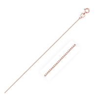 14k Rose Gold Classic Box Chain 0.60 mm - Forever in Harmony