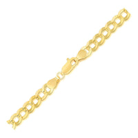 14k Yellow Gold Solid Curb Bracelet (5.70 mm) | 8.5'' - Forever in Harmony