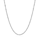 14k White Gold Sparkle Chain (1.10 mm) - Forever in Harmony