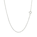 14k White Gold Classic Box Chain (0.45 mm) - Forever in Harmony