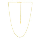 14k Yellow Gold Adjustable Sparkle Chain (1.20 mm) - Forever in Harmony