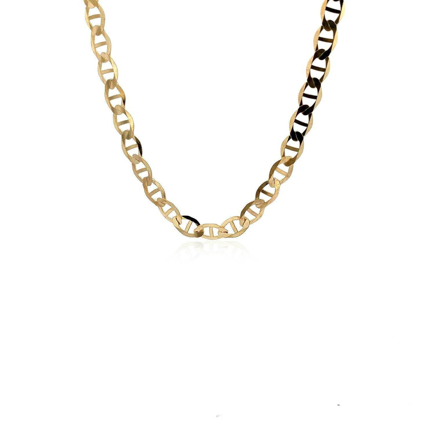 10k Yellow Gold Mariner Link Chain (5.10 mm) |