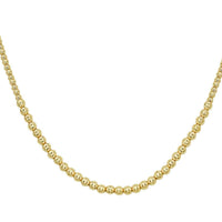 Graduated Bead Necklace in 14K Yellow Gold | - Forever in Harmony