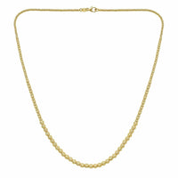 Graduated Bead Necklace in 14K Yellow Gold | - Forever in Harmony