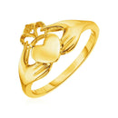 14k Yellow Gold Claddagh Ring(1.60 mm) | - Forever in Harmony