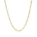 14k Two-Tone Gold Singapore Chain (2.50 mm) - Forever in Harmony