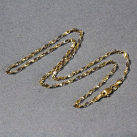 14k Two-Tone Gold Singapore Chain (2.50 mm) - Forever in Harmony