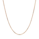 14k Rose Gold Diamond Cut Cable Link Chain (1.10 mm) - Forever in Harmony