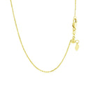 14k Yellow Gold Adjustable Cable Chain (1.10 mm) | 22'' - Forever in Harmony