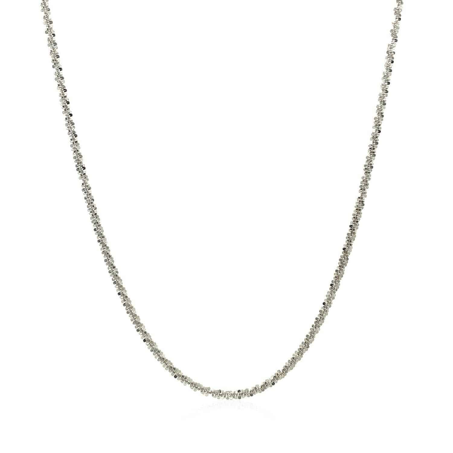 14k White Gold Sparkle Chain  (1.50 mm) |