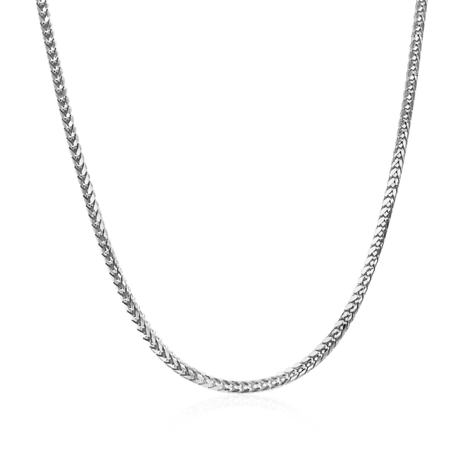 14k white Gold Franco Chain (1.60 mm) - Forever in Harmony