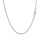 18k White Gold Round Wheat Chain (1.20 mm) | 16 - Forever in Harmony