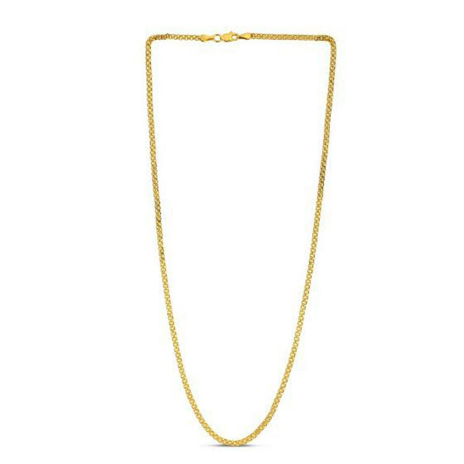 14k Yellow Gold Bismark Chain (2.50 mm) | - Forever in Harmony