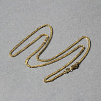 14k Yellow Gold Square Wheat Chain (1.80 mm) | - Forever in Harmony