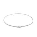 14k White Gold Sparkle Anklet 1.5mm | - Forever in Harmony