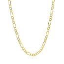 10k Yellow Gold Lite Figaro Chain (3.70 mm) - Forever in Harmony