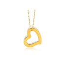 14k Yellow Gold Heart Pendant - Forever in Harmony