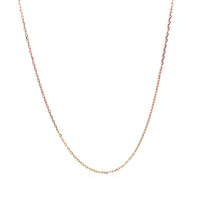 Diamond Cut Cable Link Chain in Rose Gold (0.87 mm) | 16'' - Forever in Harmony