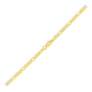 2.8mm 14k Yellow Gold Figaro Anklet - Forever in Harmony