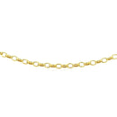 14k Yellow Gold Oval Rolo Bracelet  (3.20 mm) | 7'' - Forever in Harmony