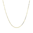 14k Yellow Gold Classic Box Chain (0.60 mm) | - Forever in Harmony