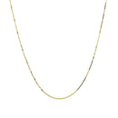 14k Yellow Gold Classic Box Chain (0.60 mm) | 13'' - Forever in Harmony