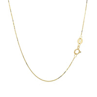 14k Yellow Gold Classic Box Chain (0.60 mm) | 13'' - Forever in Harmony