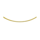 14k Yellow Gold Classic Omega Style Necklace (2.00 mm) - Forever in Harmony