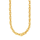 14k Yellow Gold Ornate Prince of Wales Chain Necklace - Forever in Harmony