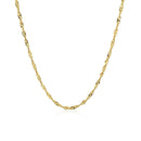 14k Yellow Gold Singapore Chain (1.80 mm) - Forever in Harmony