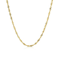 14k Yellow Gold Singapore Chain (1.80 mm) - Forever in Harmony