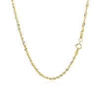 14k Yellow Gold Singapore Chain (1.80 mm) - Forever in Harmony