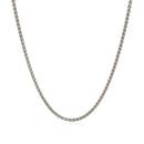 Sterling Silver Rhodium Plated Wheat Chain (1.30 mm) | 16'' - Forever in Harmony