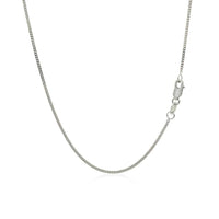 14k White Gold Gourmette Chain 1.0mm (1.00 mm) | - Forever in Harmony