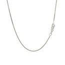 14k White Gold Gourmette Chain 1.0mm (1.00 mm) | 16'' - Forever in Harmony