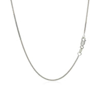 14k White Gold Gourmette Chain 1.0mm (1.00 mm) | 16'' - Forever in Harmony