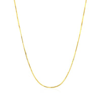 14k Yellow Gold Octagonal Shiny Snake Chain (0.85 mm) - Forever in Harmony