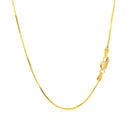 14k Yellow Gold Octagonal Shiny Snake Chain (0.85 mm) - Forever in Harmony