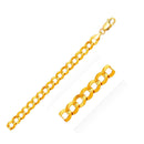 14k Yellow Gold Solid Curb Bracelet (10.00 mm) | 8.5'' - Forever in Harmony