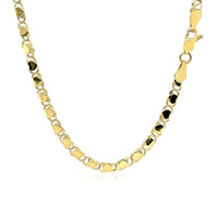 14k Yellow Gold Heart Chain (3.20 mm) - Forever in Harmony