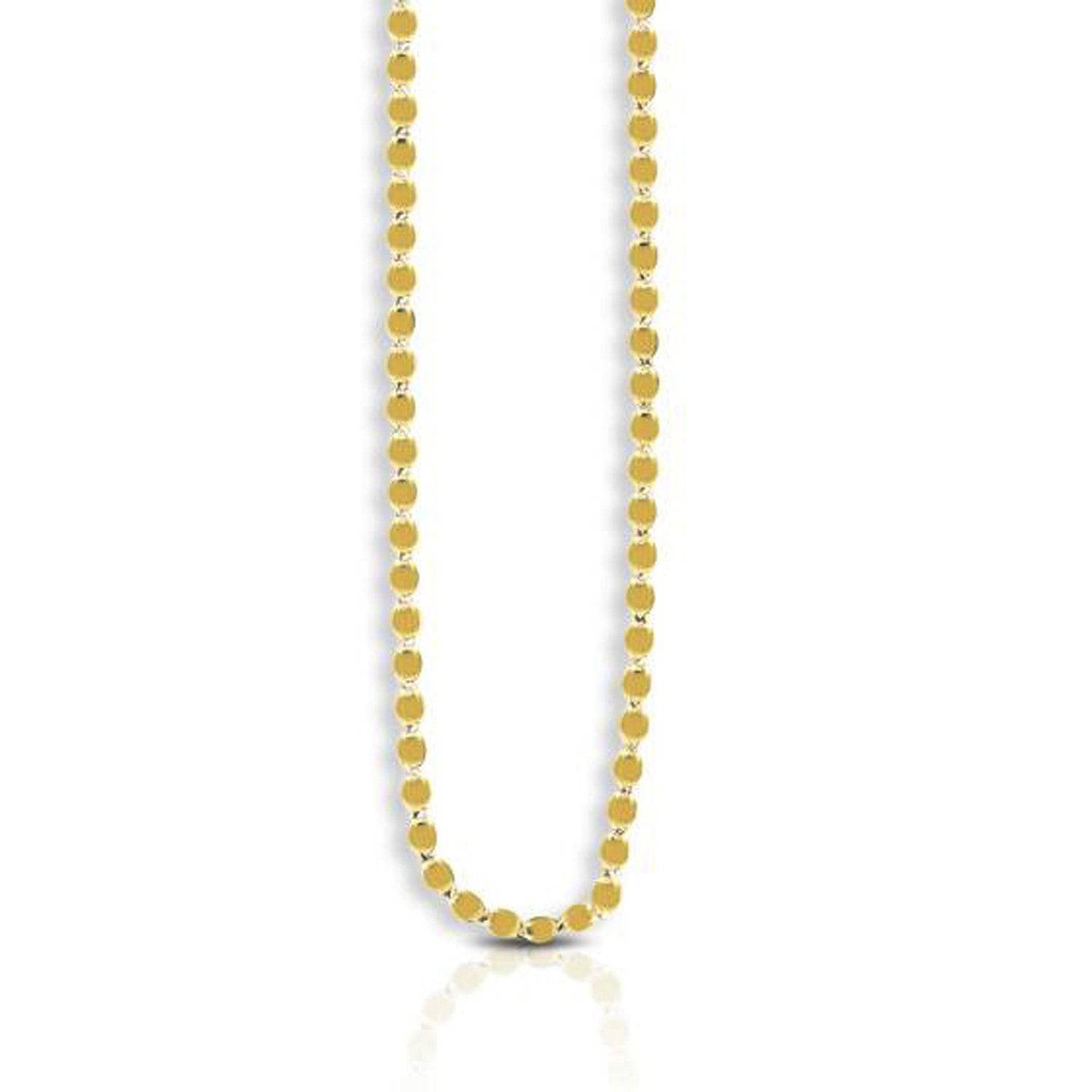 14k Yellow Gold Oval Mirror Chain (2.20 mm) - Forever in Harmony