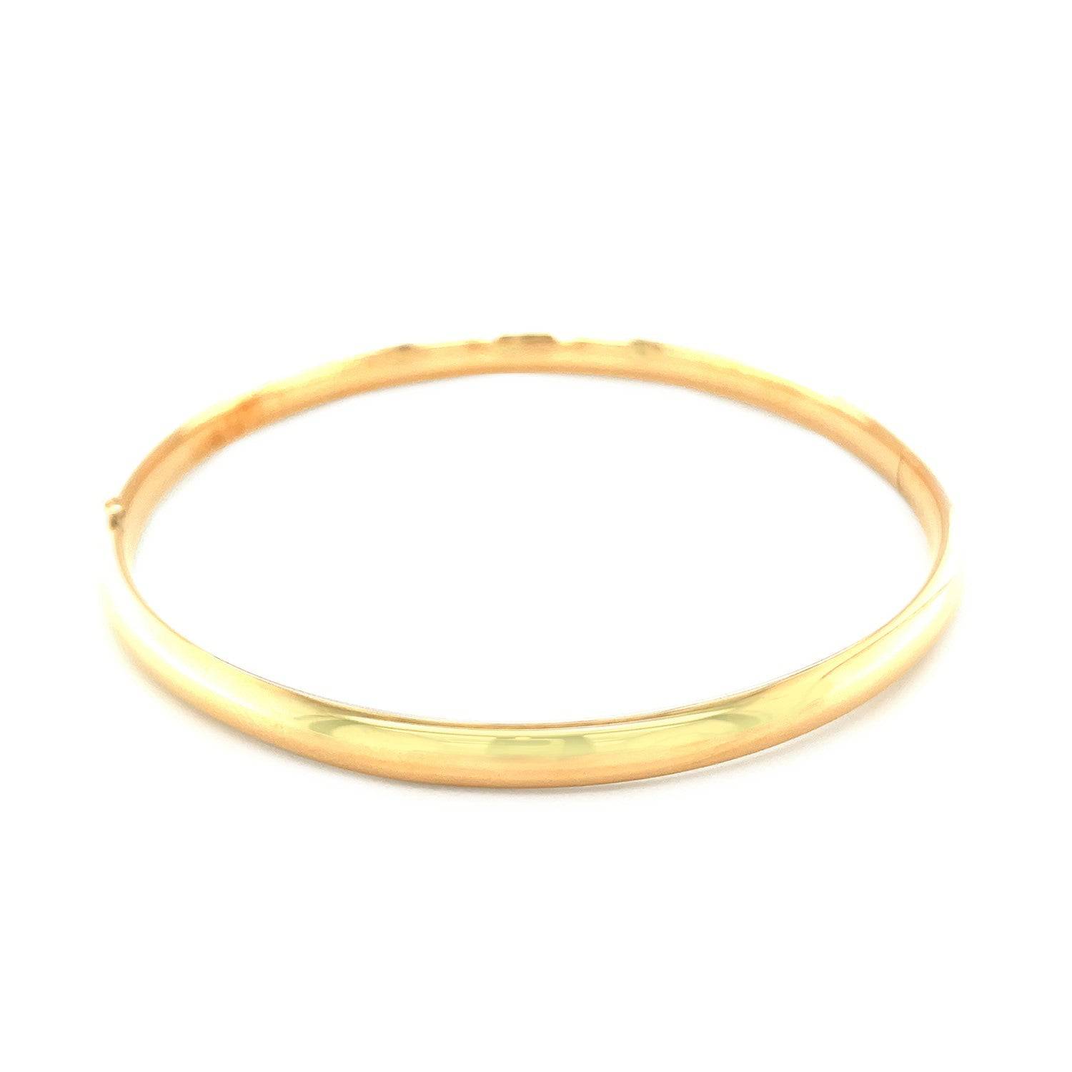 Classic Bangle in 14k Yellow Gold (5.00 mm) | 7''