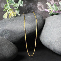 14k Yellow Gold Diamond Cut Round Wheat Chain (1.00 mm) | - Forever in Harmony