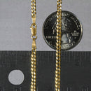 10k Yellow Gold Curb Chain (2.60 mm) - Forever in Harmony