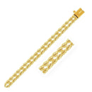 14k Yellow Gold Dual Row Rope Bracelet  (4.80 mm) | - Forever in Harmony