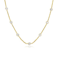 14k Yellow Gold CZ By the Yard Long Links - Forever in Harmony